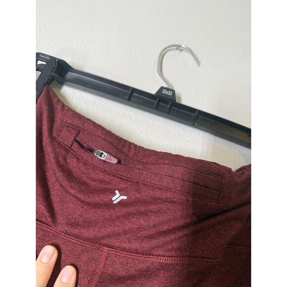 Old Navy Red High Ruse Flare Leggings Sz XXL Tall Athleisure Casual Comfort - Picture 4 of 9